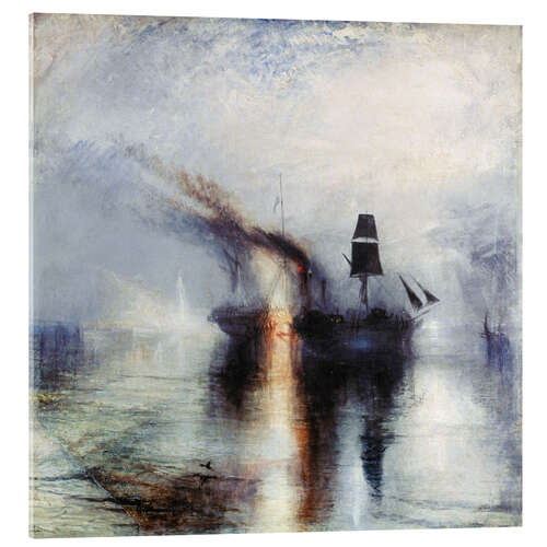 Acrylic print Peace, Burial at Sea, 1842