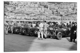 Magnettafel Alfa Romeos beim Großen Preis von Monaco, 1934