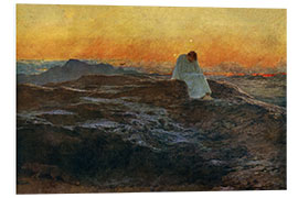 Obraz na PCV Christ in the Wilderness, 1898