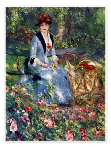 Plakat Dans Les Roses, 1882