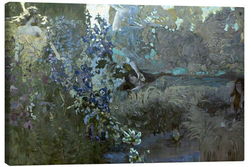 Lærredsbillede Morning, Mikhail Vrubel