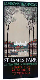 Foam board print St James' Park