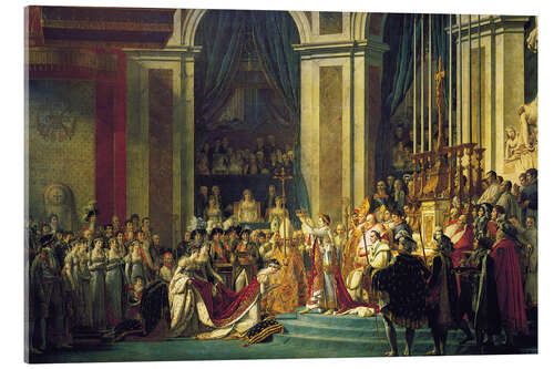 Acrylic print The Coronation of Napoleon at Notre-Dame de Paris