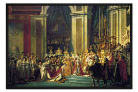 Gerahmter Kunstdruck Die Krönung Napoleons in Notre-Dame de Paris