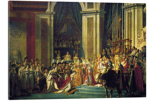 Tableau en plexi-alu The Coronation of Napoleon at Notre-Dame de Paris