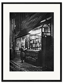 Kunsttryk i ramme A Bookshop in Bloomsbury, London