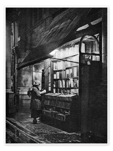 Poster Eine Buchhandlung in Bloomsbury, London