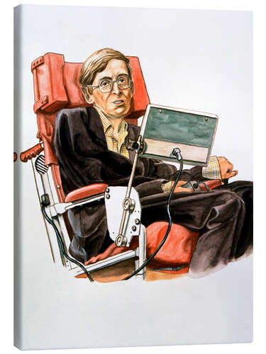 Tableau sur toile Stephen William Hawking