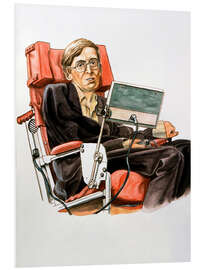 Tableau en PVC Stephen William Hawking