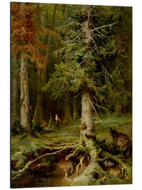 Magnettafel Rotkäppchen