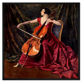 Gerahmter Kunstdruck Madame Suggia