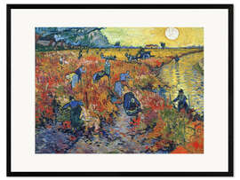 Framed art print The Red Vineyards at Arles