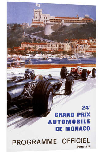 PVC print The official Programme for the 24th Monaco Grand Prix