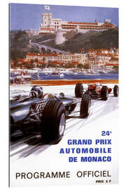 Cuadro de plexi-alu The official Programme for the 24th Monaco Grand Prix