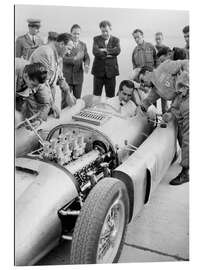 Gallery print Alberto Ascari at the wheel of the new Lancia Grand Prix car