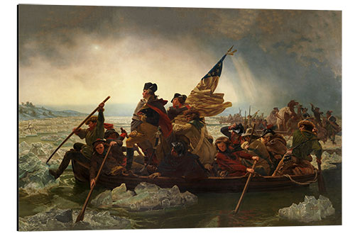 Aluminiumsbilde Washington Crossing the Delaware