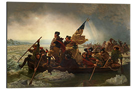 Aluminium print Washington Crossing the Delaware