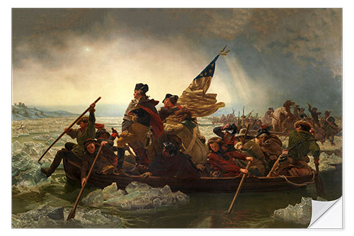 Sticker mural Washington Crossing the Delaware