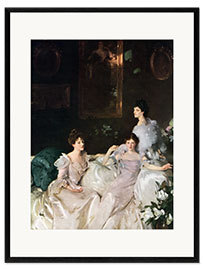 Framed art print Lady Elcho, Mrs Tennant and Mrs Adeane