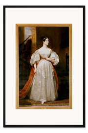 Gerahmter Kunstdruck Gräfin Augusta Ada Lovelace