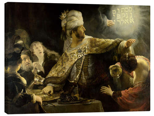 Canvas print Belshazzar's Feast