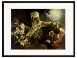 Gerahmter Kunstdruck Das Fest des Belsazar