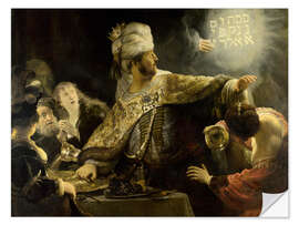 Muursticker Belshazzar's Feast