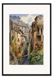 Gerahmter Kunstdruck Lucca, Toskana, Italien