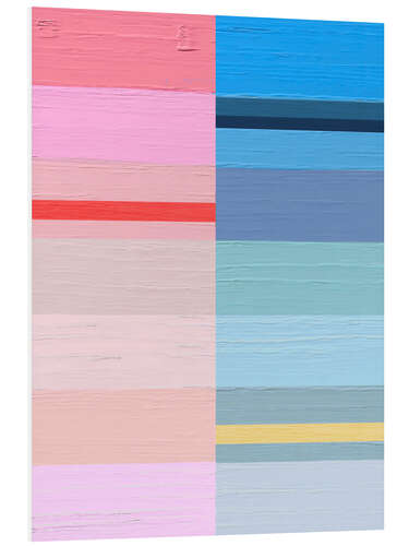 Tableau en PVC Linear Rainbow