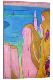 Magnettafel Die Klippen von Yport