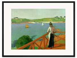 Gerahmter Kunstdruck Nachmittag in Saint-Briac