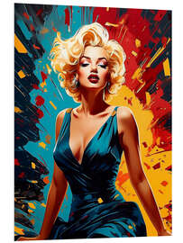 Foam board print Marilyn Monroe