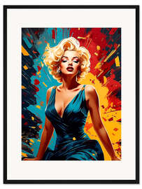 Gerahmter Kunstdruck Marilyn Monroe