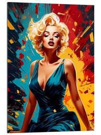 Quadro em plexi-alumínio Marilyn Monroe