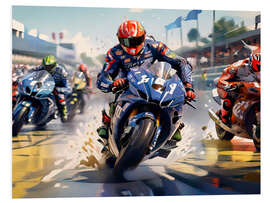 Quadro em PVC Motorcycle Racing