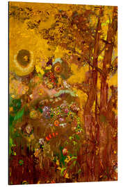 Magnettafel Bäume auf einem gelben Hintergrund, 1901