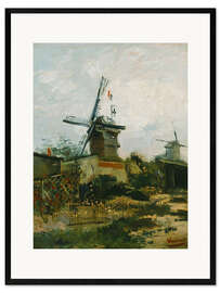 Framed art print Windmills on Montmartre