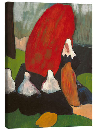 Obraz na płótnie Breton Women With Seaweed