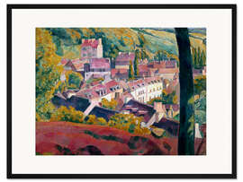 Gerahmter Kunstdruck Pont-Aven vom Bois D'Amour aus