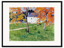 Framed art print House under the trees, 1888