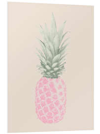 Foam board print Pink Pineapple