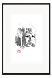 Gerahmter Kunstdruck Natalie Portman