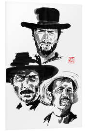 Foam board print The Good, the Bad and the Ugly, 1966