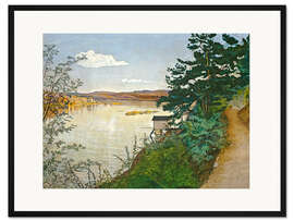 Gerahmter Kunstdruck Landschaft, 1895