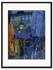 Framed art print Street Scene at Five in the Afternoon, 1887