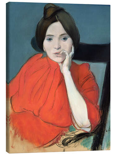 Quadro em tela Portrait of a Woman, 1890