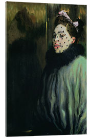 Acrylglasbild Frau im Schleier, 1891