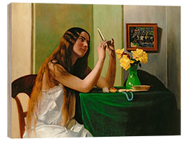 Wood print At the Dressing Table, 1911