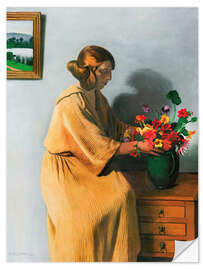 Selvklæbende plakat The Bouquet, 1922