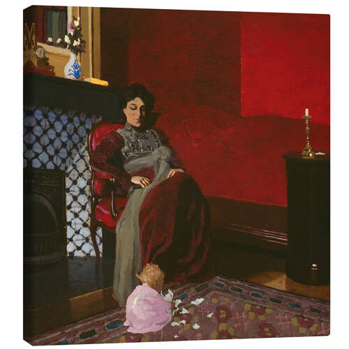 Canvas print The Red Room, Etretat, 1899